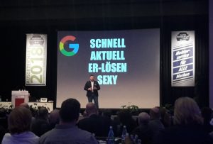 Marius Kaufhold erläutert die Möglichkeiten von Google.